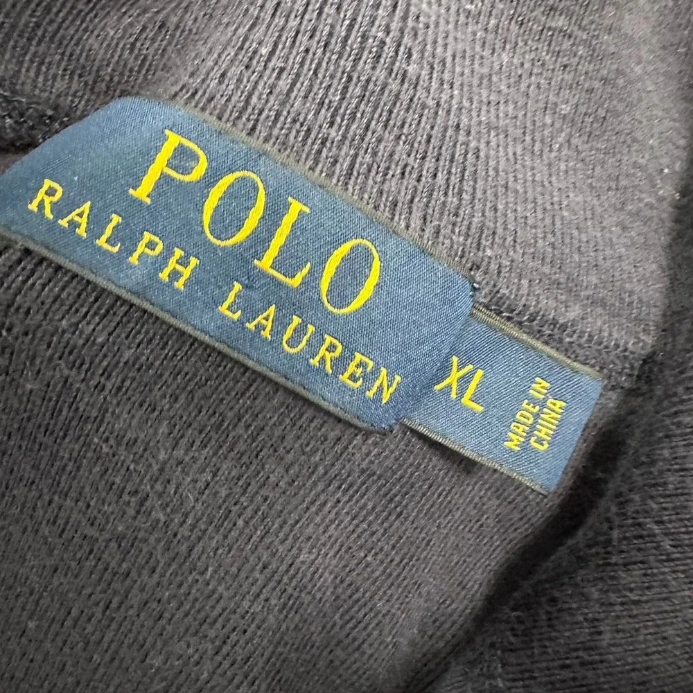 Polo Ralph Lauren Estate Rib Full Zip Navy Blue Jacket Size XL